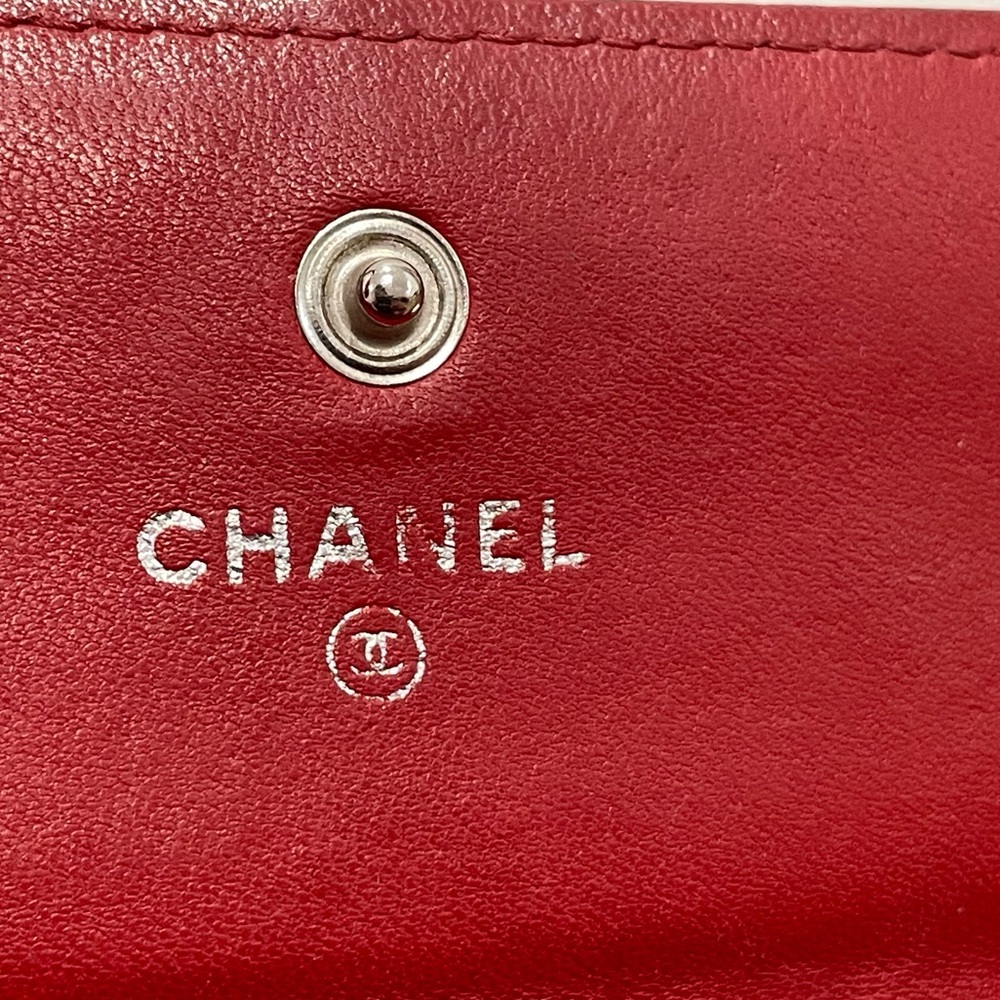 Authentic Chanel Lambskin Quilted Long Flap Wallet - Picture 6 of 12